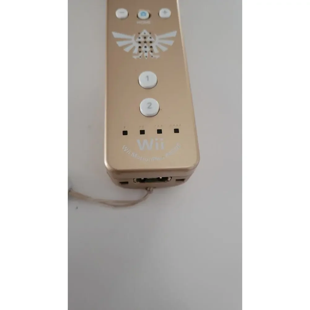 Nintendo Wii Remote Plus Gold Zelda Edition Controller RVL-036 OEM Tested